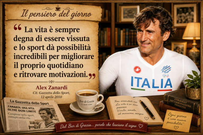☕ Il pensiero del giorno – dal Bar di Grazia